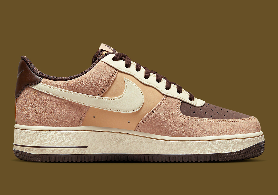 3 shades of brown nike air force 1