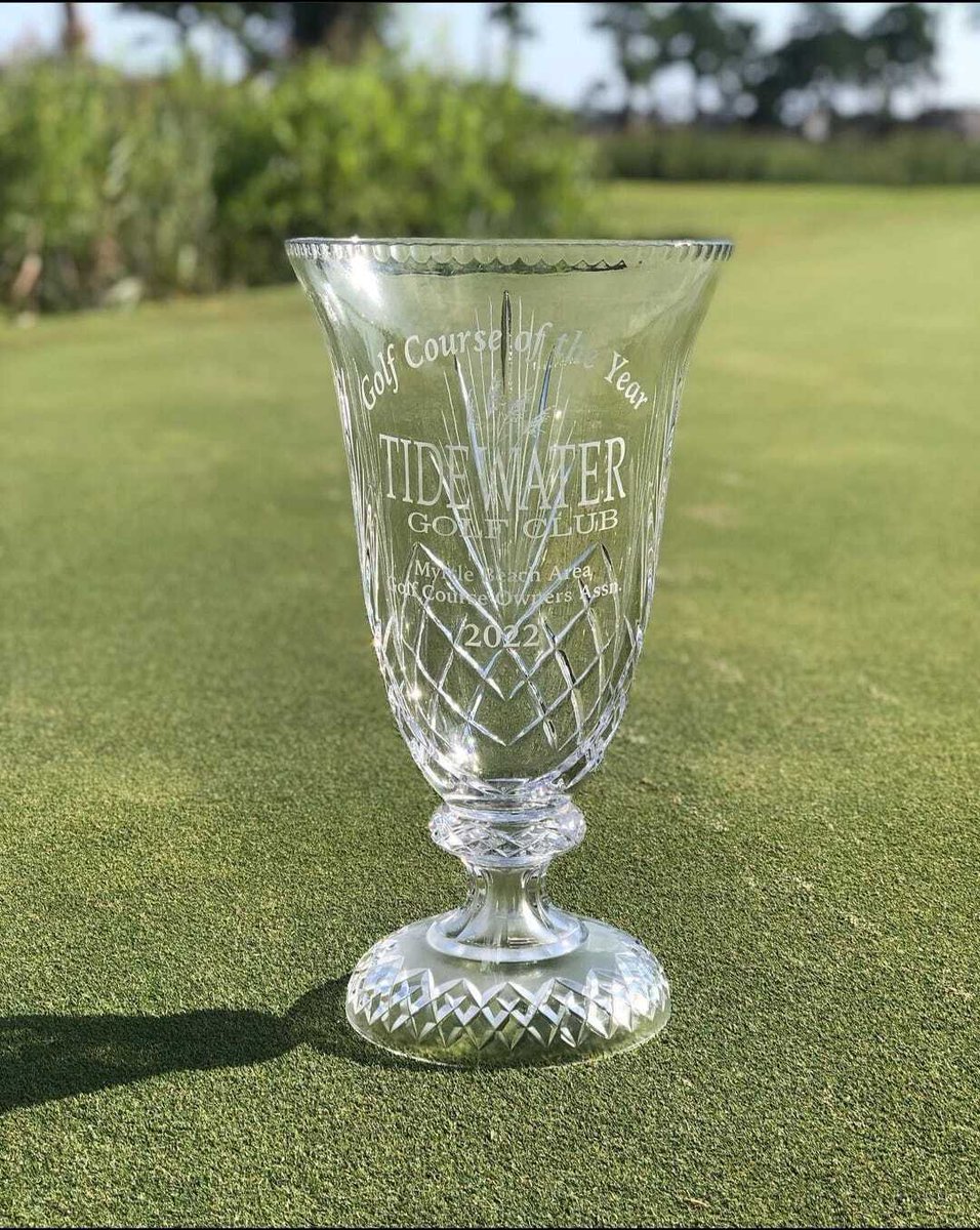 Tidewater Golf Club, one of Myrtle Beach’s most acclaimed designs, has been named South Carolina’s Golf Course of the Year by the South Carolina Golf Course Owners Association. #tidewatergolfclub #memberforaday #northmyrtlebeach #myrtlebeachgolf