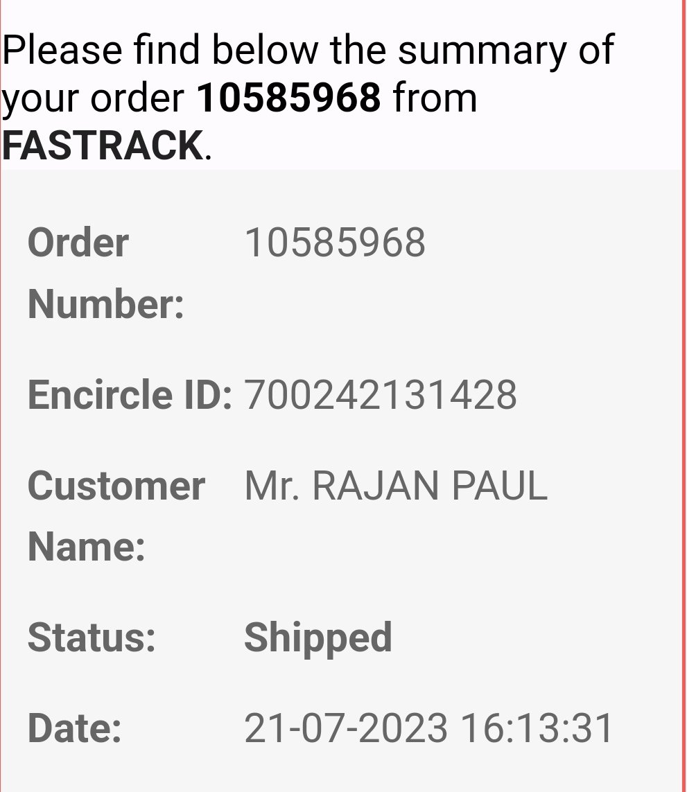 rajan_paul's tweet image. @titanwatches @Fastrack 
#Haryana #Mewat
🛑 Hold the phone! 🛑 @titanwatches I've been eagerly waiting for my order, but the delay is making me lose my patience 😤 Can we get some transparency on the situation? #OrderIssues #PatienceRunningOut @XpressBees_IN @RNTata2000