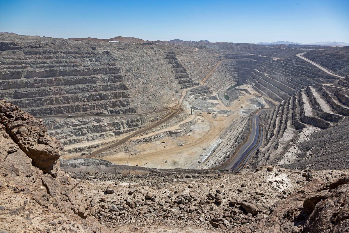 im_mining's tweet photo. #RossingUranium mine in #Namibia is looking to the future with its approved Life of Mine Extension to 2036, which will see a further pushback of the existing SJ Pit (Phase 4); a new #miningcontract has already been signed with #BeifangMining Tech Services https://t.co/a9169phlVm https://t.co/irTG0KuIug