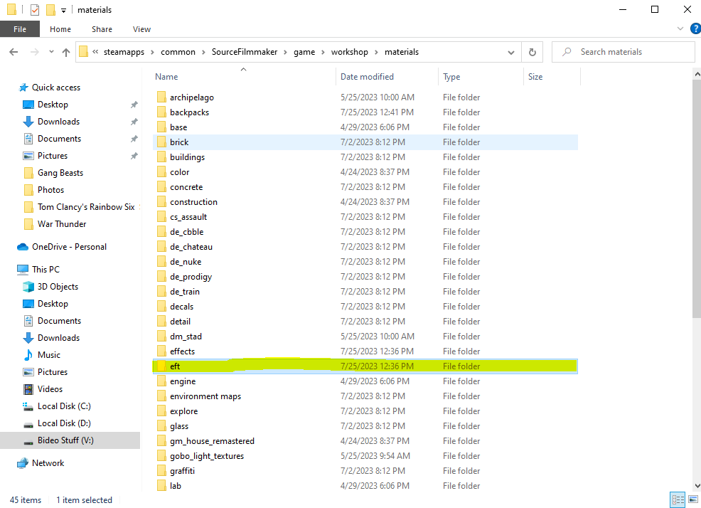 RedOktoberYT's tweet photo. Hey sfm community! I'm new and I need help. I got models from a drive, but one small problem. I put the materials in materials and models into models. but the materials won't load onto the models. ( highlighted files are the ones I'm having problems with. pls help me. #sfm https://t.co/CBEPdR8c3F