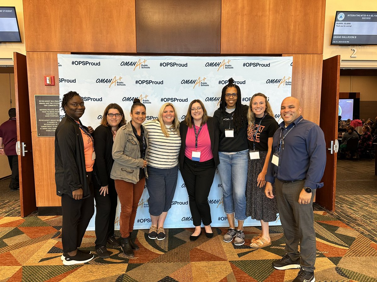 Excited to learn and grow with this crew today at the MTSS-B & SEL for Student Success conference today #KSTMProud #OPSProud #joy #cultureforlearning