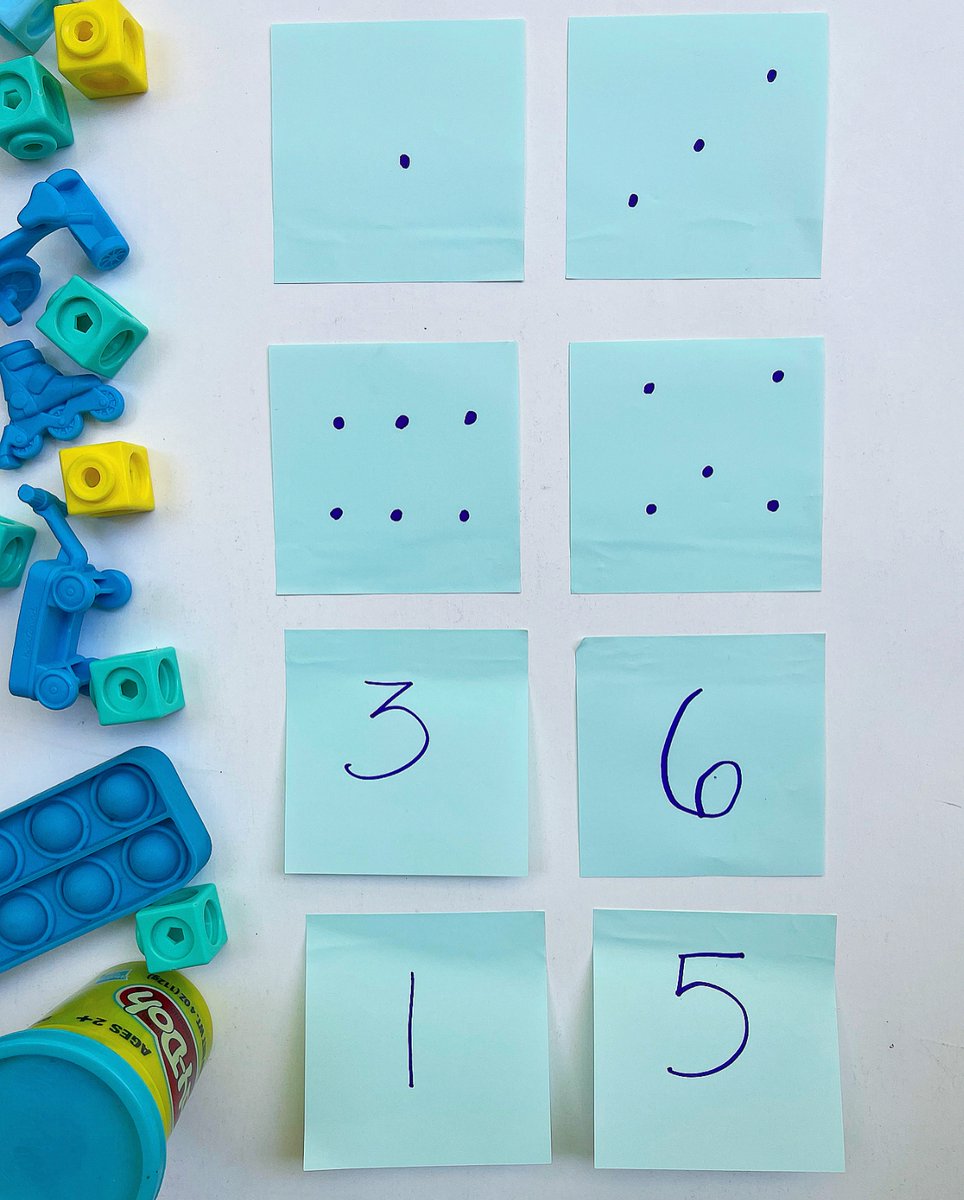 BuildMathMinds's tweet photo. ✏️ Would love to hear your favorite #subitizingactivities ‼️
Try this #subitizing #mathactivity.
Post-it’s + a marker is all you need to match up numbers… https://t.co/XbEiFx6AxY
