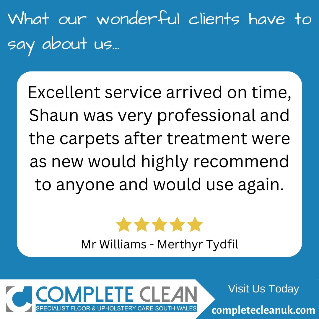 CompleteCleanUK's tweet photo. 😍 Some of our recent customer submitted reviews... 😍

👀To see more, visit our website today - https://t.co/Kn796zT0sj https://t.co/6Qwbf6aHn7
