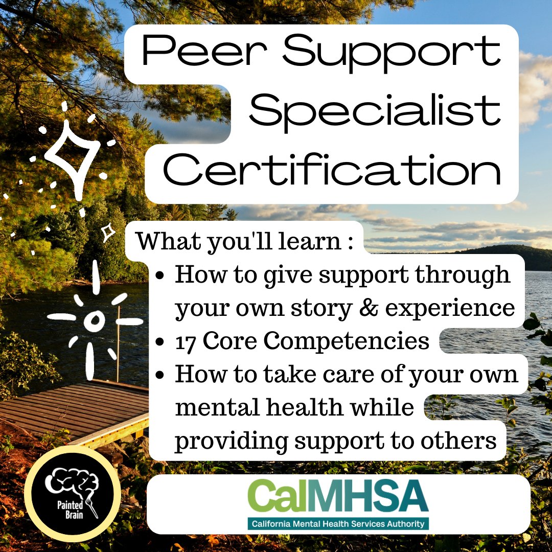 Medi-Cal Peer Support Specialist Certification Training begins soon!
Training begins 🗓️ August 6❣️
⚡️Qualifying individuals can take our training for FREE⚡️
APPLY NOW ⤵️
Space is limited.

bit.ly/peer-support-s…

#PeerCertification #PeerSupportSpecialist #PeerSupport