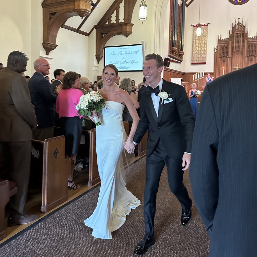 PennWBB's tweet photo. Penn Women’s Basketball means Forever Family! ❤️💙

Congratulations to C’18 Alum, Lauren Whitlatch, who got married this past weekend surrounded by Coach McLaughlin &amp; her Penn WBB teammates &amp; now lifelong friends! 💒💍 

Wishing Lauren &amp; Michael all the love  in the world! 💞 https://t.co/mLr2jZoL1Y