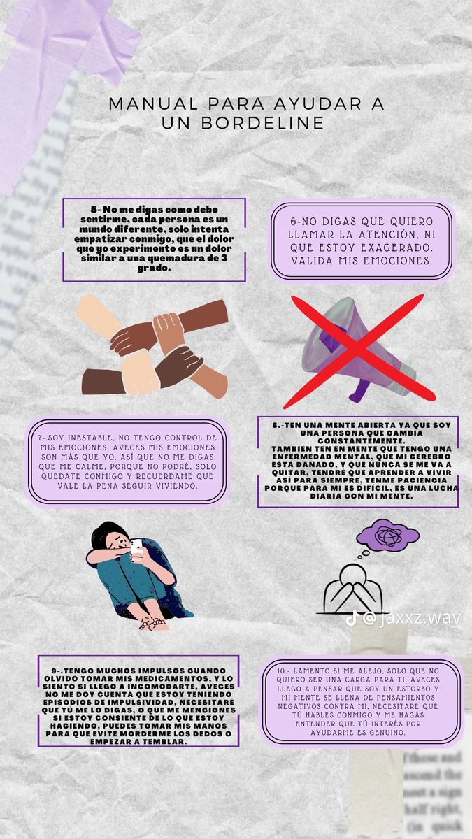 ariamphetamine_'s tweet photo. como ayudar a una persona con tlp https://t.co/fGSJuVFo12