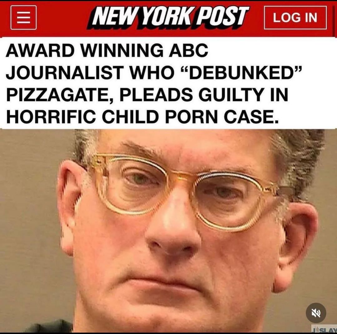 FELLAMagazine's tweet photo. Of course he debunked pizza gate ...Protect the children https://t.co/gjZosuiu3q