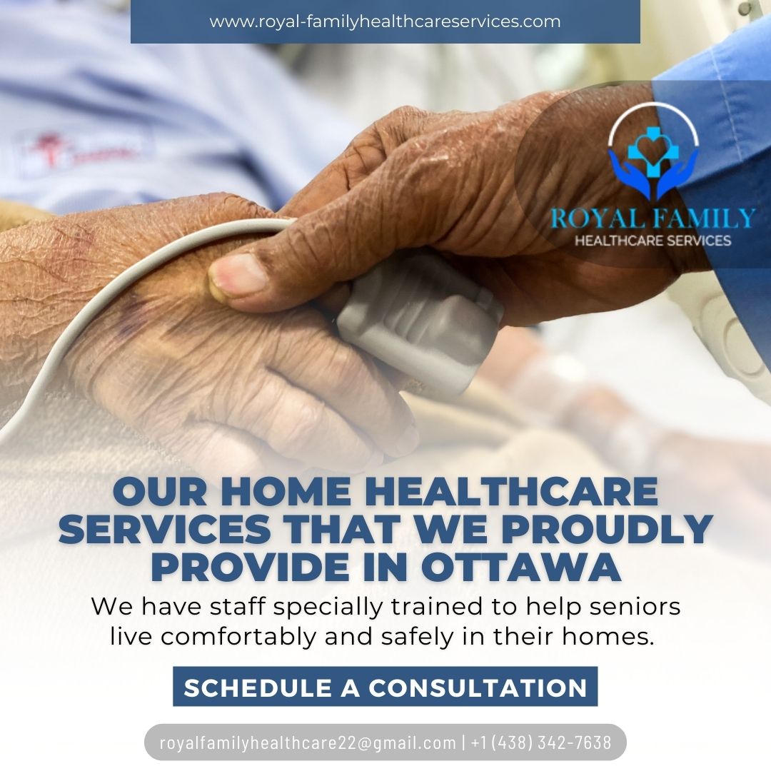 We have staff specially trained to help seniors live comfortably and safely in their homes.

#royalfamilyhealthcareservices #SeniorHealthcare #CompassionateCare #PersonalizedServices #QualityofLife #Dignity #SupportiveEnvironment #ElderlyCare #SeniorHealthcare #CompassionateCare