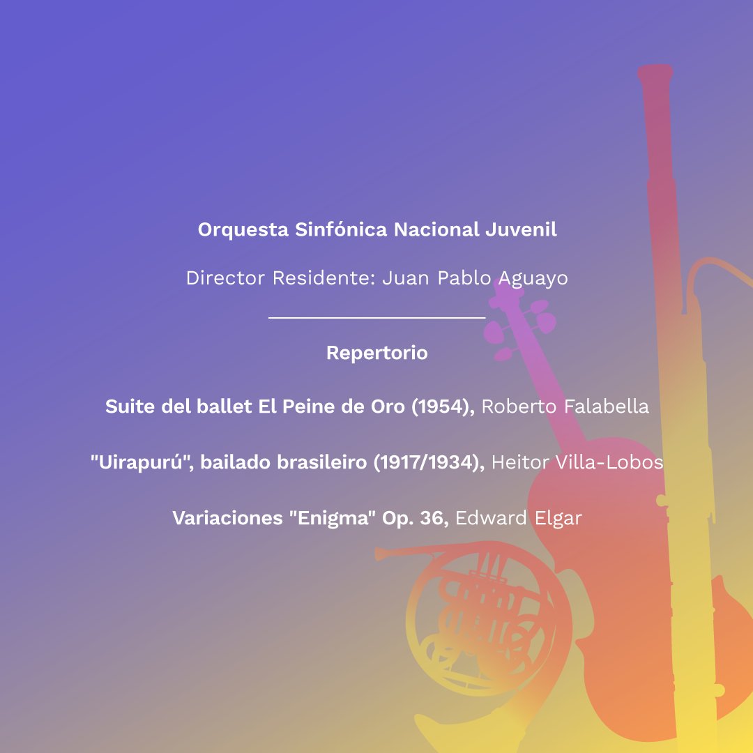 FOJIChile's tweet image. La #OSNJ presenta “El peine de oro” en el Aula Magna Usach 💜🎵

¡Te esperamos!
📅 03/08
⏰19:00 horas

🎟️ Entradas gratuitas disponibles en bit.ly/456ccUJ

#FOJSinFronteras #Orquestas #Cultura #Música