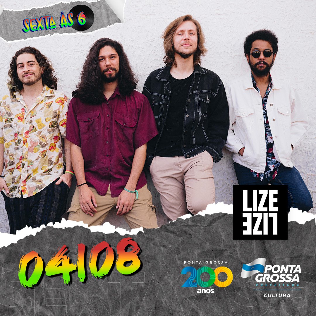 cultura__pg's tweet photo. E aí, já deu tempo de descansar? A gente viu vocês comentando e chegamos para confirmar:
Essa semana tem Sexta às Seis de novo! Dessa vez, com os grupos Lize Lize e Júlio Mano e Banda.
#vivaculturaempontagrossa #pg200 #sextaas6 https://t.co/dyKKtpRhcf
