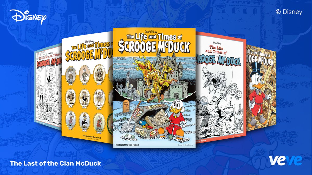 veve_official's tweet photo. Uncover the mysterious life and times of Uncle Scrooge in The Last of the Clan McDuck!

@Disney's The Life and Times of Scrooge McDuck drops with five cover rarities in blind box Waitlist format Wed, 2 Aug at 8 AM PT: https://t.co/SLP3lnK0Fl

#CollectorsAtHeart 💙 https://t.co/lF3ucrdJ0T