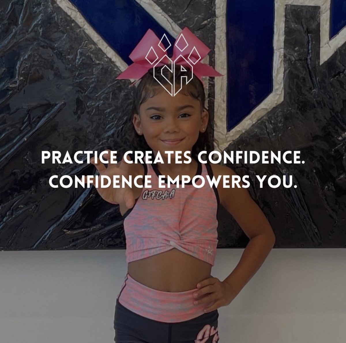 Confidence comes from within, not from the approval of others. G3FCA2A 💖 #cheerathletics #motivationmonday #thebestofthebest #youbelonghere #confidence #empowerment #cheer #allstarcheer