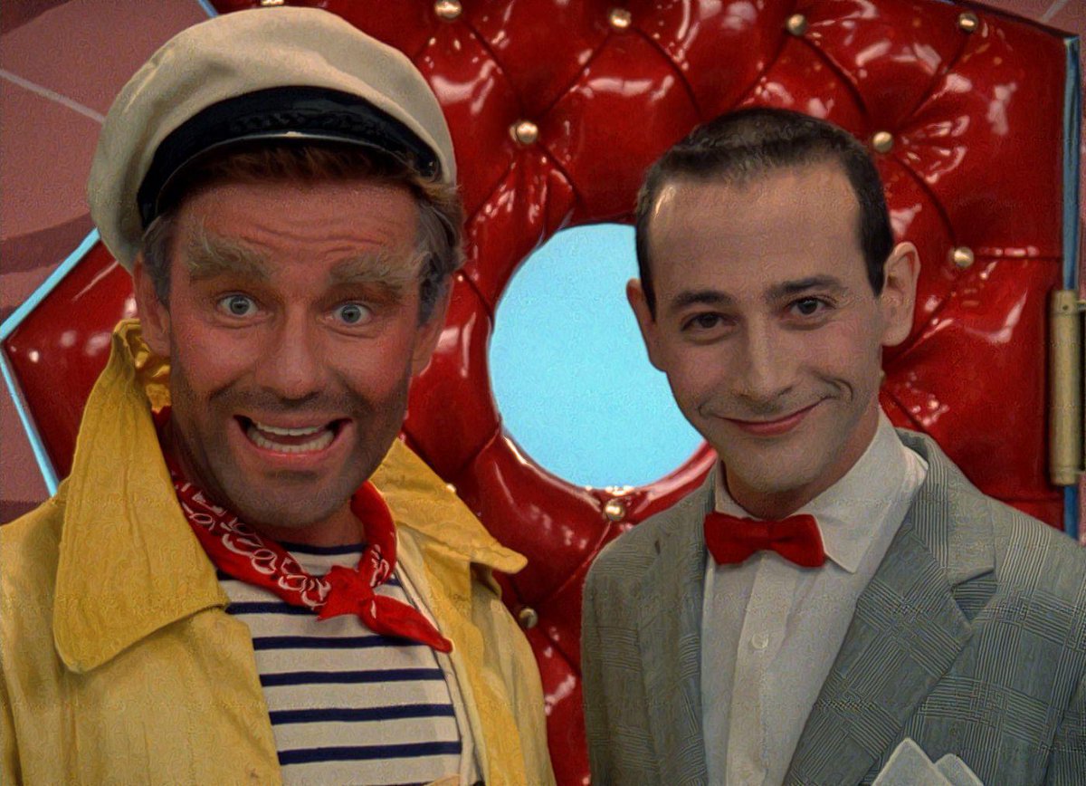 kateymac's tweet photo. I take comfort knowing Paul Reubens and Phil Hartman are together again. https://t.co/n27YWZDiJr