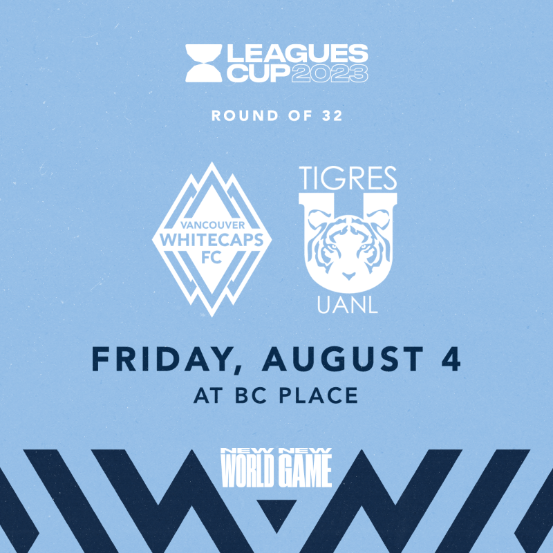 WhitecapsFC's tweet photo. 🚨 WE'RE LIVE 🚨

Don't miss the action &amp; secure your seats NOW to the @LeaguesCup Round of 32 🆚 @TigresOficial this Friday! 🎟

#VWFC season ticket members have until Tues, Aug 1 at 10:30am PT to opt into their seats.

#LeaguesCup2023