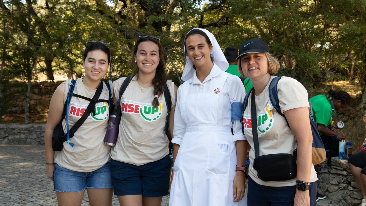 On Sunday, World Youth Day pilgrims attended Mass at the Fatima Shrine, where Cardinal Seán was the primary celebrant of the International Mass. In the afternoon, groups visited the sites of the Marian apparitions and met some of the volunteers, aiding pilgrims. #bostoncatholic