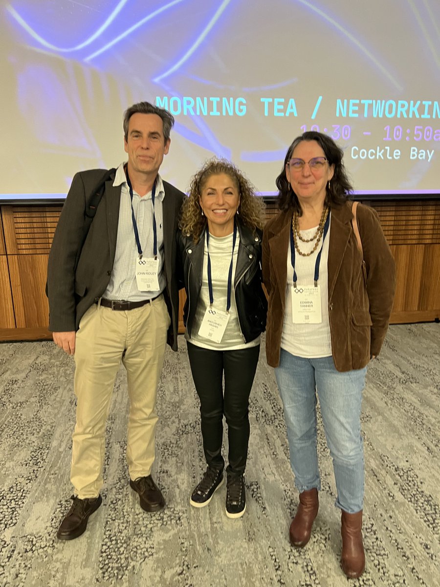 XPRIZE CEO <a href="/AnoushehAnsari/">Anousheh Ansari</a> spoke at the @FutureMetaConf in Australia. Check out these photos of Ansari with Founding Co-Creator of the Futures Conference (and #XPRIZEWildfire Advisory Board member) <a href="/DrCatherineBall/">Prof. Catherine Ball</a>, <a href="/Minderoo/">Minderoo Foundation</a> and #XPRIZECarbonRemoval team <a href="/WhaleX1000/">WhaleX</a>.