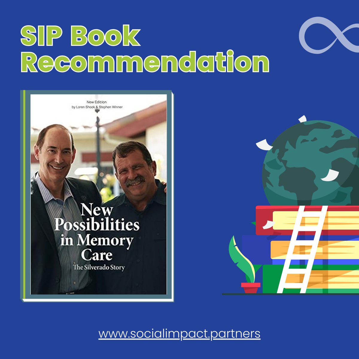 SIP_Worldwide's tweet photo. 📚 Book Recommendation Alert! 📚 Life doesn't have to end when #Alzheimers and other forms of #dementia take hold.

📖 Title: "The @SilveradoCare Story: New Possibilities in Memory Care"
👤 Authors: Loren Shook &amp; Stephen Winner https://t.co/iMwQDmCe5n