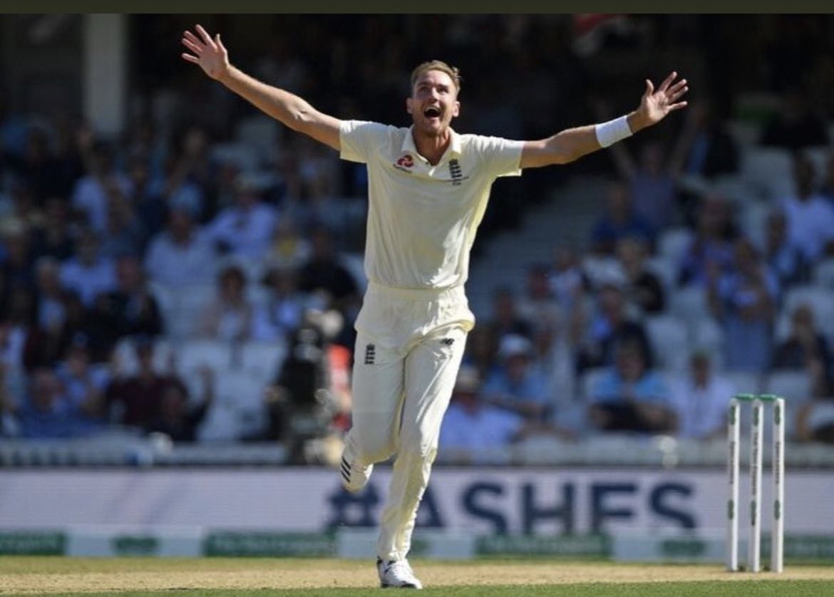 Written in the stars, what a sporting fairy tale… Stuart Broad you bloody beauty, thank you 🏏 #TheAshes
