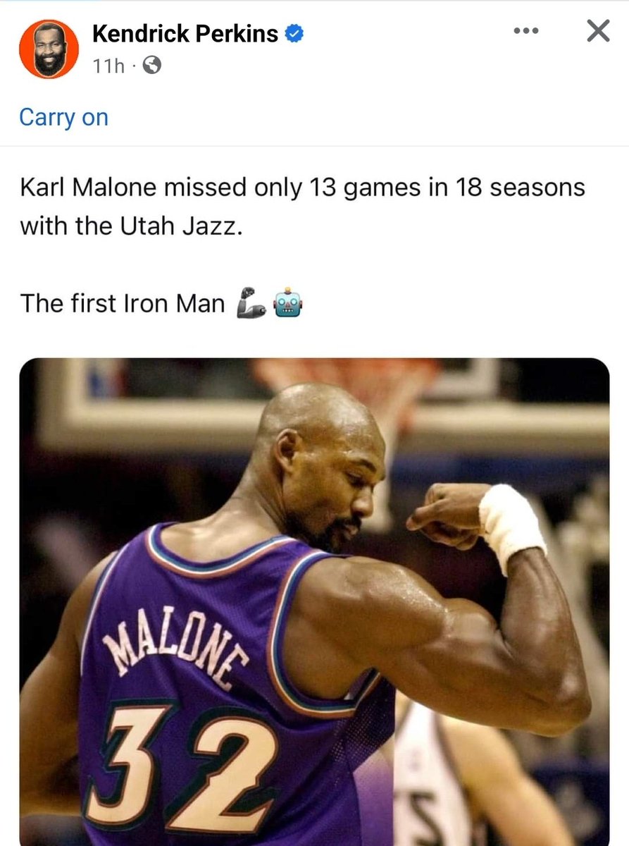 ProphetX_Hoops's tweet photo. Kendrick Perkins got cracked... carry on https://t.co/IYbflSukoV