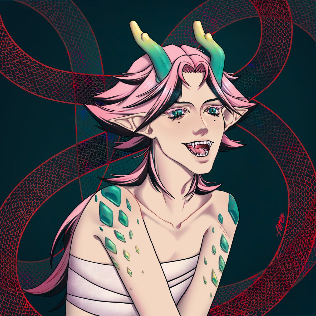 I don't know what to call it yet. I think I need to dig into the Chinese names
#oc #honkaistarail