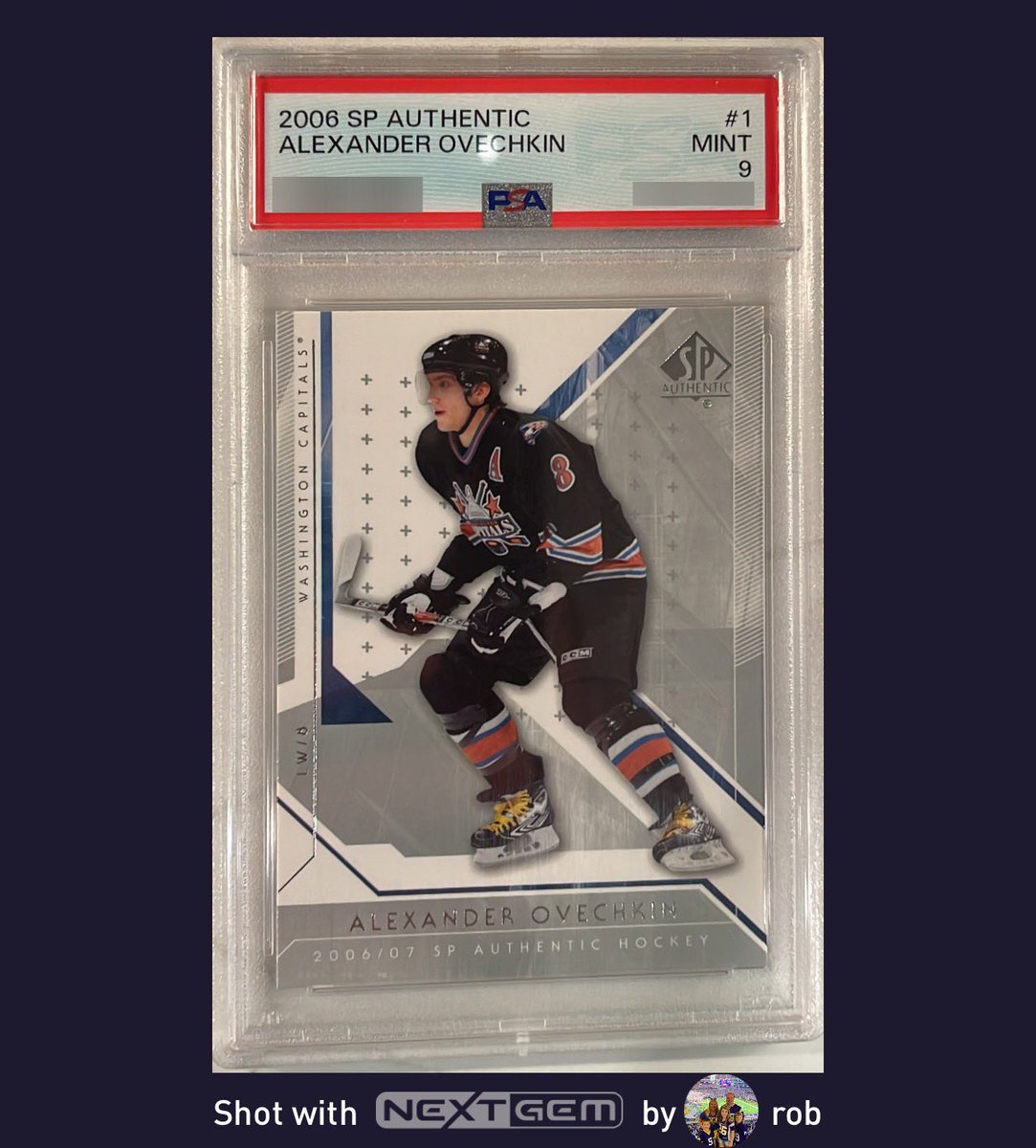 roroweber1's tweet photo. 🥅 OVECHKIN SLAB GIVEAWAY🏒

I’m giving away this Alexander Ovechkin card!

To Enter-
- Like this tweet
- Follow me
- Reply w/ the name of your favorite hockey player

That’s it!🍀

Want to save time managing &amp; sharing your collection? Join me on NextGem, a FREE app for iPhone. https://t.co/vaUvb7DXCi