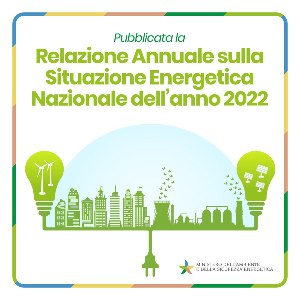 MASE_IT's tweet photo. È online la Relazione Annuale sulla Situazione Energetica Nazionale con i dati riferiti all’anno 2022.

La Relazione è un documento di natura consuntiva composto da 3 parti che illustrano l’andamento del settore energetico.

👉 Leggi di più: https://t.co/TUJnK0cvmq https://t.co/Wc91bziSSg