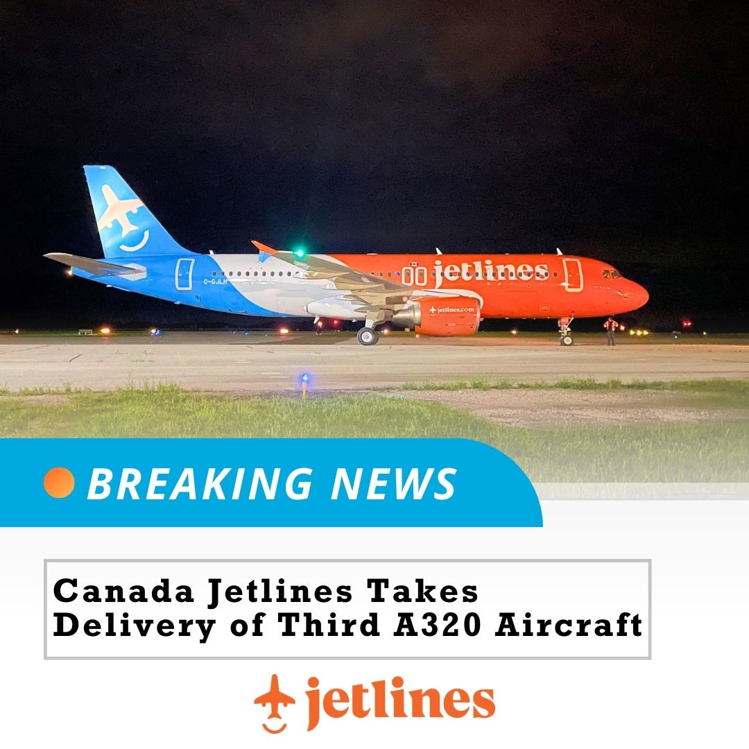🛫 Exciting News! 🛫 Canada Jetlines Operations Ltd. (NEO: CJET) is thrilled to announce the delivery of its third Airbus A320 aircraft, a significant milestone in our fleet growth plan! 🌍✨ Discover more at jetlines.com and join us on this incredible journey! 🤝