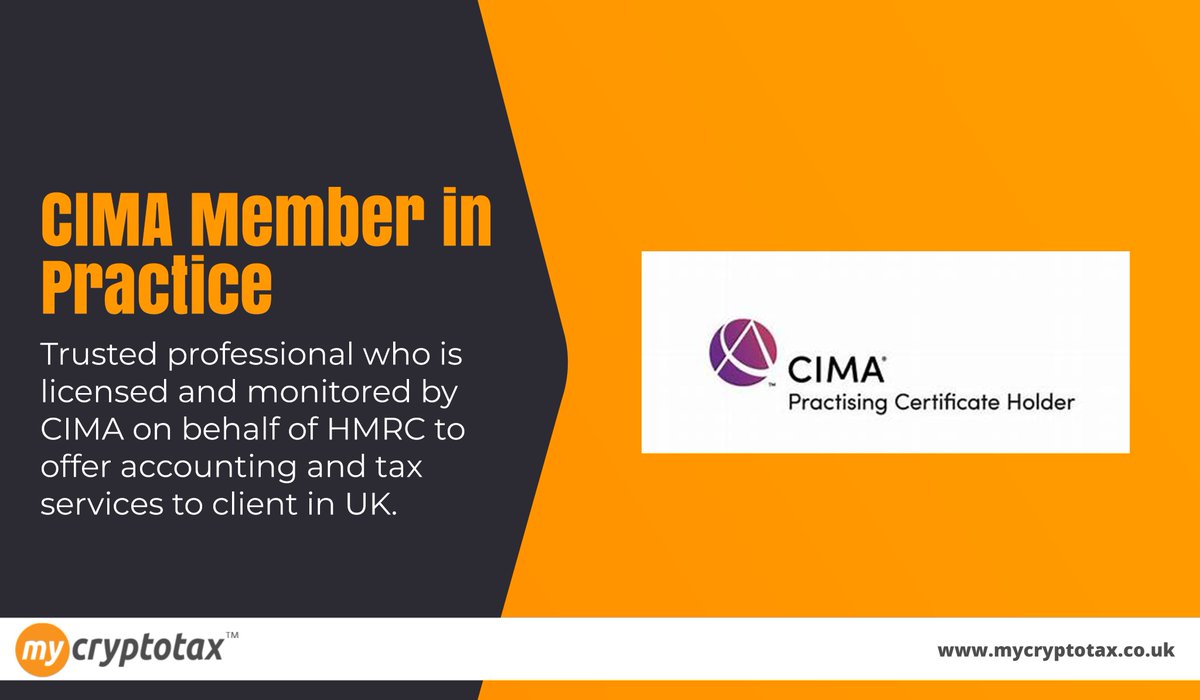 mycryptotaxuk's tweet image. As a CIMA MiP, we offer an ethical and professional level of competency.
Join us in giving a big round of applause to this incredible team! 

 Free Consultation: lnkd.in/e8pHeSTk
 Website: mycryptotax.co.uk
 
 #cryptoconsultation #cryptotaxreturn  #StrongerTogether