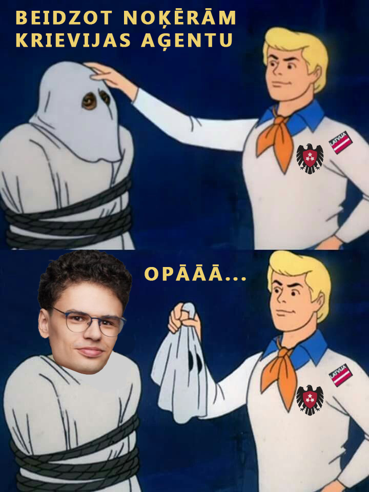 silvestrs_lv's tweet image. ''Beidzot noķērām Krievijas aģentu!'' 🇱🇻👍
