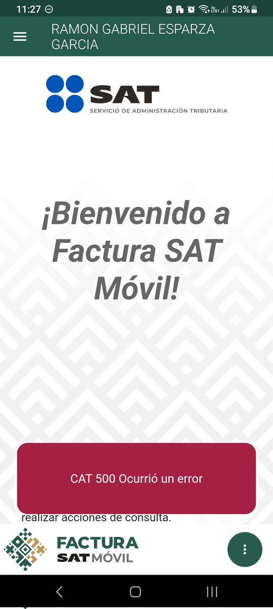 bosschacon's tweet photo. Hey @SATMX ya estoy tratando de usar la App, y no permite ni dar de alta a un cliente y manda un error, y en Internet esta fallando el acceso y en fin de mes ayuda !!!  🤬 https://t.co/VOuGPWclMM