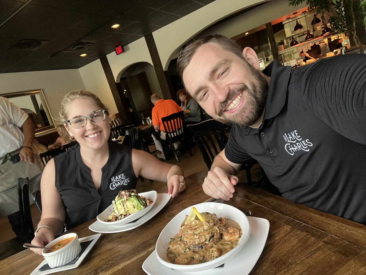 Another week, another delicious #EnvieEats coming your way on Wednesday to kick off Episode 23 of Louisiana’s Playground podcast. 

Find out where we dined on some great Louisiana seafood, and yes, that’s another <a href="/strider_anna/">ANNA STRIDER</a> salad 🙄

#VisitLakeCharles #LouisianasPlayground