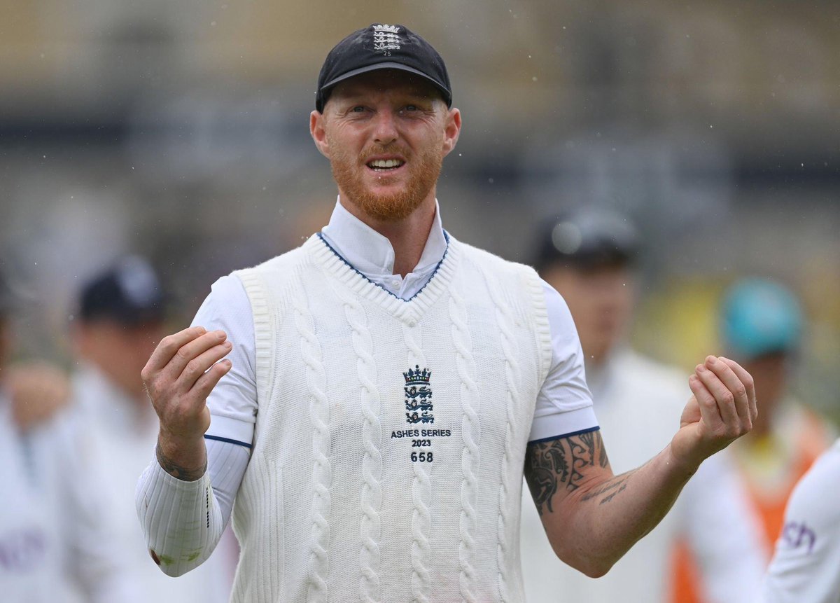 CricCrazyJohns's tweet photo. Ben stokes as a captain in tests:

- Beat NZ (3-0)
- Beat IND in the 5th Test
- Beat SA (2-1)
- Beat PAK (3-0)
- Draw NZ (1-1)
- Beat IRE (1-0)
- Draw AUS (2-2)

He took over when England was going through such difficult times &amp; now, changing England Test cricket forever. https://t.co/TTgGFp3NOi