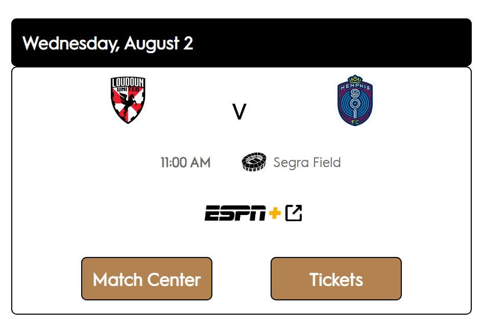 USLTactics's tweet image. wait lol is the Loudoun game actually at 11 AM this Wednesday