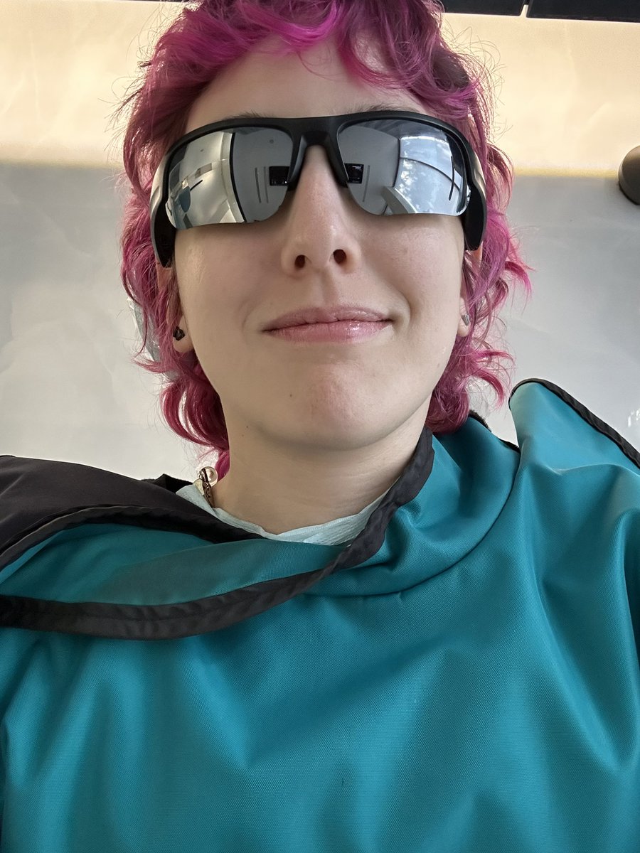 the dentist will let you wear the heavy lead vest the whole appt if you say you're scared