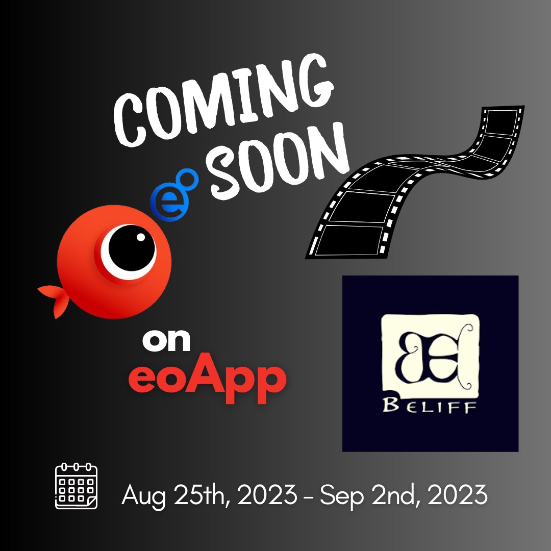 entertainoxygen's tweet photo. ๐ Catch the Be Epic film festival exclusively on eoApp beginning August 25th!ย ๐ฌ๐งย ย ย ย
Get the app!
https://t.co/wsUwi3xDlA
#eoapp #streaming #networking #filmmakers #filmcrew #ondemand #contentcreation #filmfestivals #film #london #londonfilmnews https://t.co/QB5gllqnuq