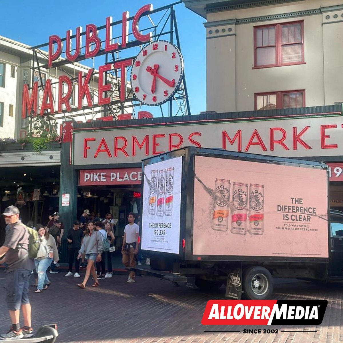 allovermedia's tweet photo. The difference IS clear, when you work with us we make sure your brand catches the attention of the exact audience you're trying to reach. 
 
#OOH #OOHTODAY #Digitaltruck #mobilebillboard #outofhome #advertising #marketing #media #whiteclaw #mabilla @WhiteClaw https://t.co/wtPVcKLmo7