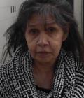 SarahRyanYEG's tweet photo. Missing woman in #NewTallCree, AB: Melinda Ruby Auger (58 y/o) was last seen on July 24. RCMP says Melinda hitchhikes and could be in the #HighLevel or #PeaceRiver area. She's 5'2, 123 lbs, has brown hair and brown eyes. RT? https://t.co/3RY9LfH3vP