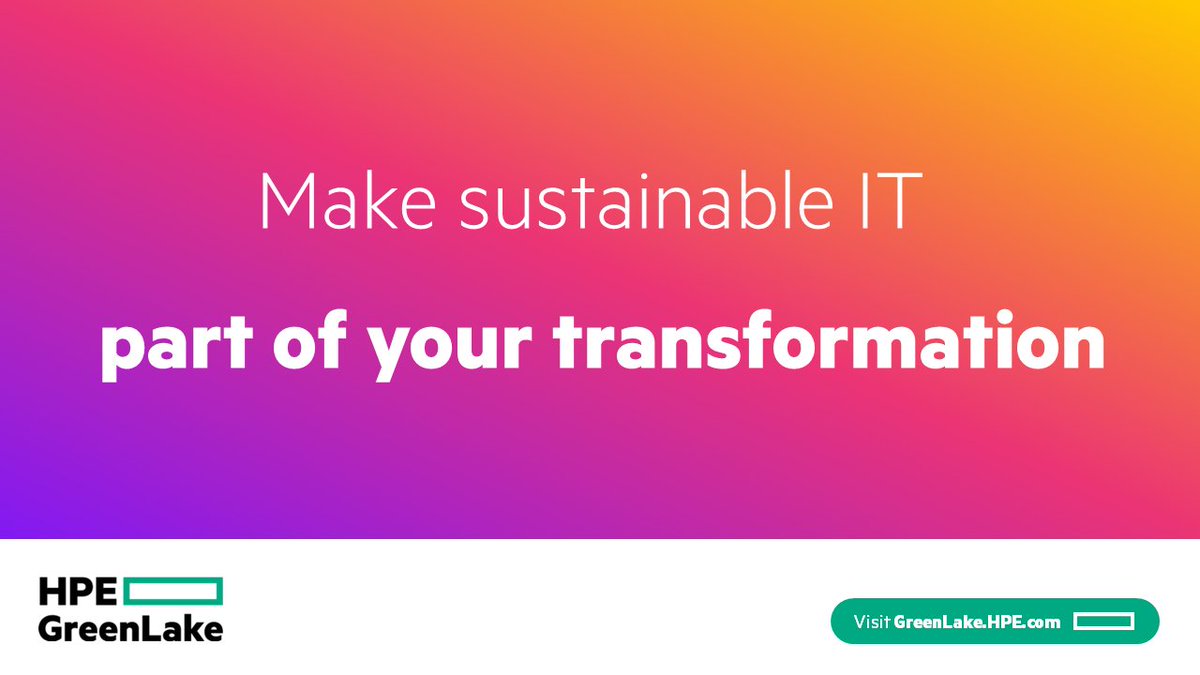 shane00jackson's tweet photo. Make sustainable IT part of your digital transformation with HPE Services for sustainable IT. Eliminate wasted spend and reduce emissions while accelerating your business objectives: https://t.co/axghSpmrHG #HPEServices https://t.co/WPXTAcks7F