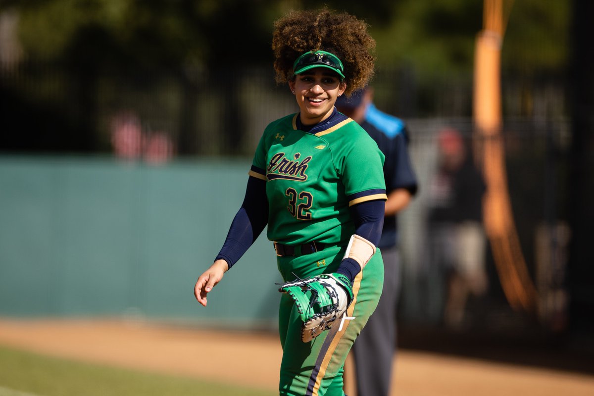 There's a lot of buzz on campus today about some green uniforms. We know the Sunday greens are our favorite to wear on the diamond  #GoIrish☘️