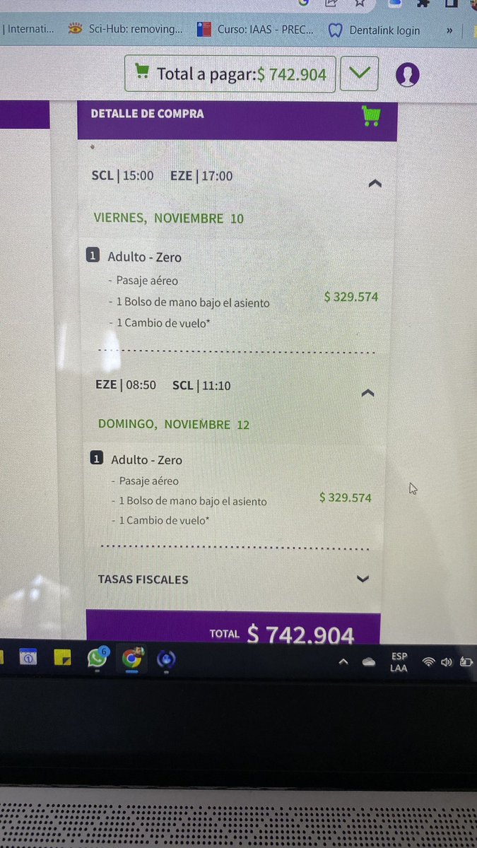 titoarroyoo's tweet photo. me parece que esto amerita funa … no sé si estoy pagando por ir a Buenos Aires o a Rusia @LATAMAirlines @VuelaJetSMART @SKYAirline_CL @tswiftcl #latamairlinesabusivo #skyairlineabusivo #jetsmartabusivo #Swifties #TheErasTourTS #TaylorSwift https://t.co/byadXMw0ZG