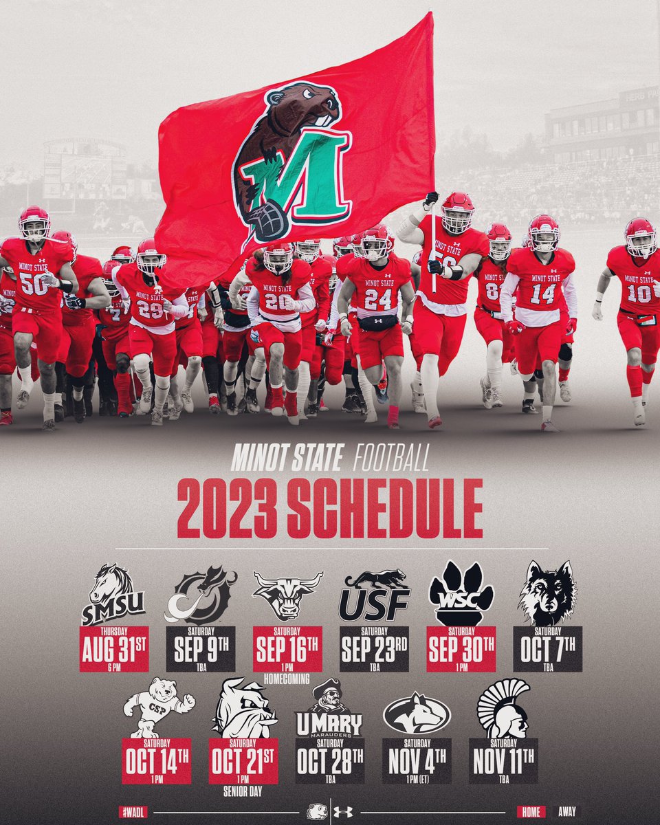 One month…
Kicking off 8.31.2023 🦫🏈 #WADL
