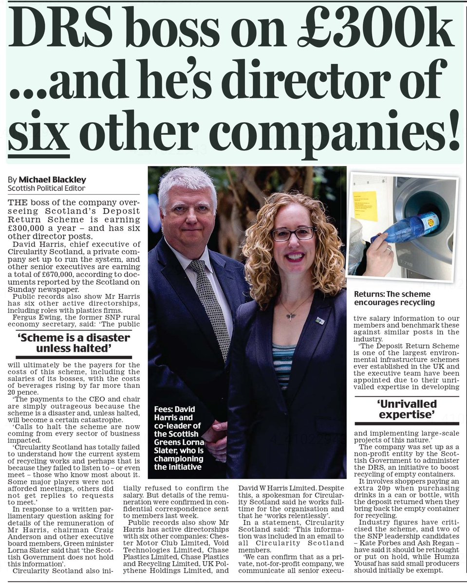 mik61scot's tweet photo. Part-time CEO £300k  salary  level?🤔😬😳
#DRSgate https://t.co/uWe9iV7IAF