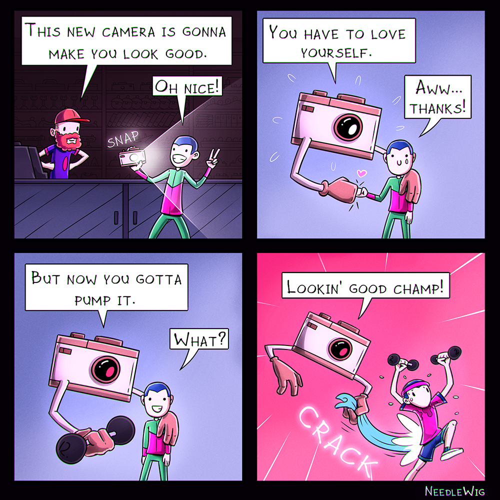 NeedleWig's tweet photo. Lookin Good

#comic #art #camera #champ https://t.co/XeSo7TpsPr