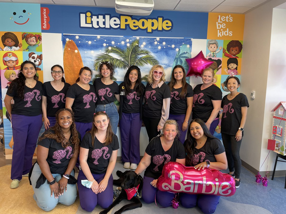 LollipopTheater's tweet photo. Thanks to our friends at @wbpictures, we were able to screen the @barbiethemovie at @UCLAMCH for very deserving kids. They were ALSO able to experience their very own BARBIE LAND with all of this fun swag and these colorful decorations!!
 -
@Barbie 
@Mattel 
-
#Lollipop #Barbie https://t.co/DUweguKQ6w