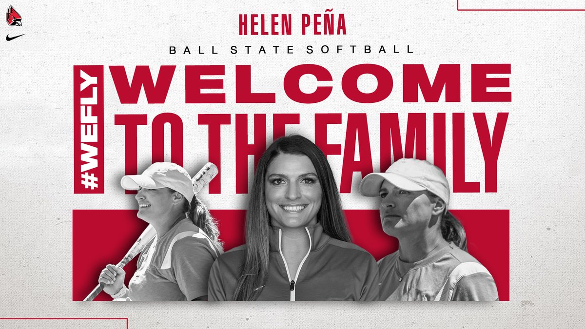 Ball State Softball (@ballstatesb) on Twitter photo Introducing the new head coach for #YourCardinals‼️
We're very excited to welcome Helen Peña to the #BallStateSB family
📰: bit.ly/3qb3cPy
#ChirpChirp x #WeFly Introducing the new head coach for #YourCardinals‼️
We're very excited to welcome Helen Peña to the #BallStateSB family
📰: bit.ly/3qb3cPy
#ChirpChirp x #WeFly