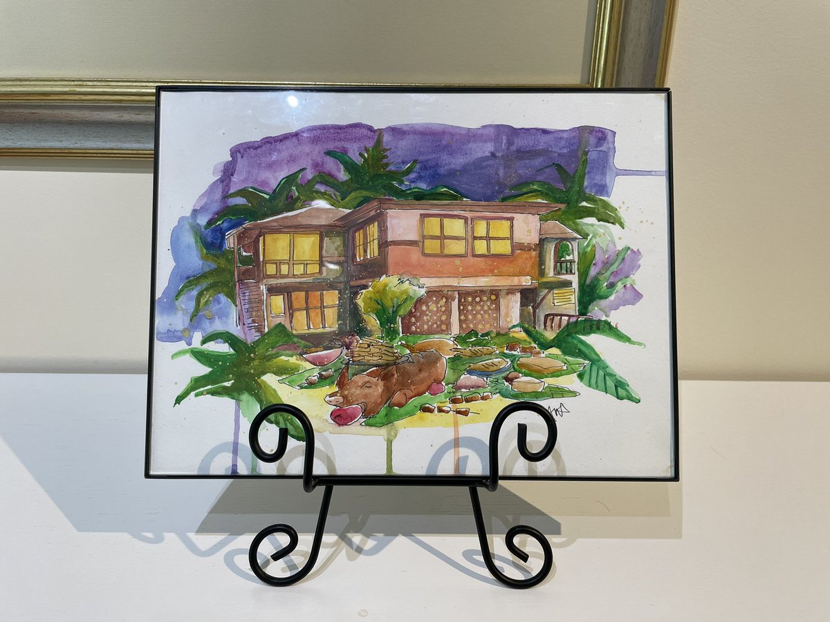 Just my childhood home again as the subject of a new piece! If you’re local to south central PA, I have a few new pieces in a group show at the Ware Center in Lancaster this Friday!