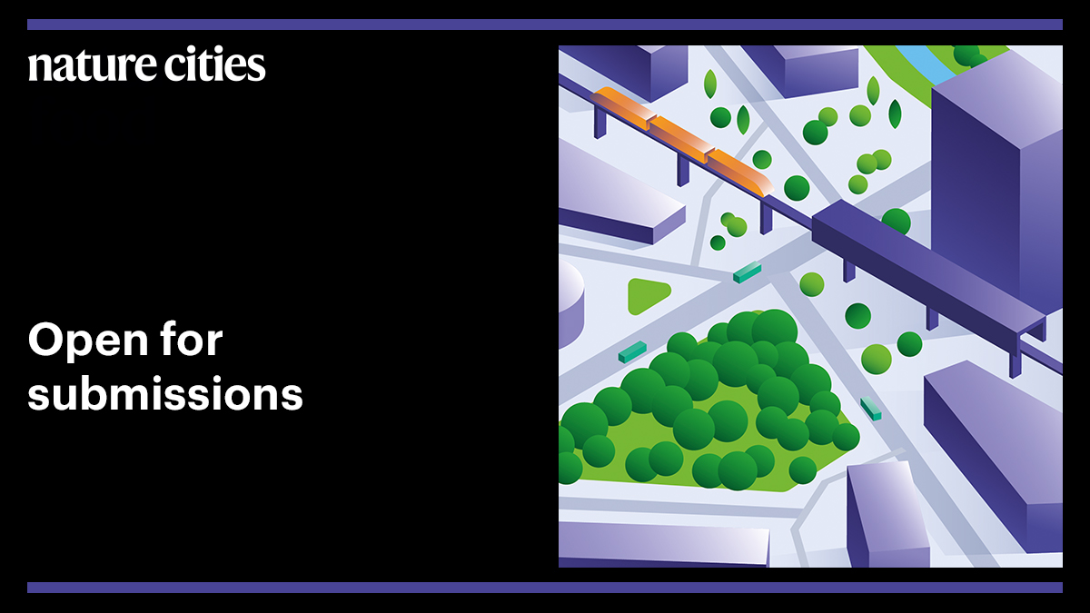 Looking to publish?

Nature Cities welcomes submissions seeking to deepen and integrate basic and applied understanding of the nature of cities, including their roles, impacts and influences—past, present and future.

Find out more: go.nature.com/459ta4y