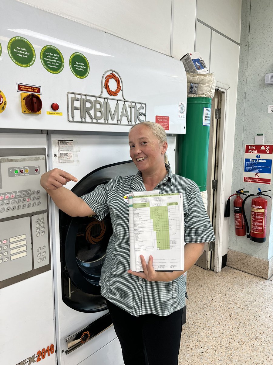 A big congratulations to Kerrie in Leicester who passed her Dry Cleaning skill today 🎉👏🏼 <a href="/MOJODryCleaners/">MOJO</a> <a href="/TimpsonNews/">Timpson Group News</a>