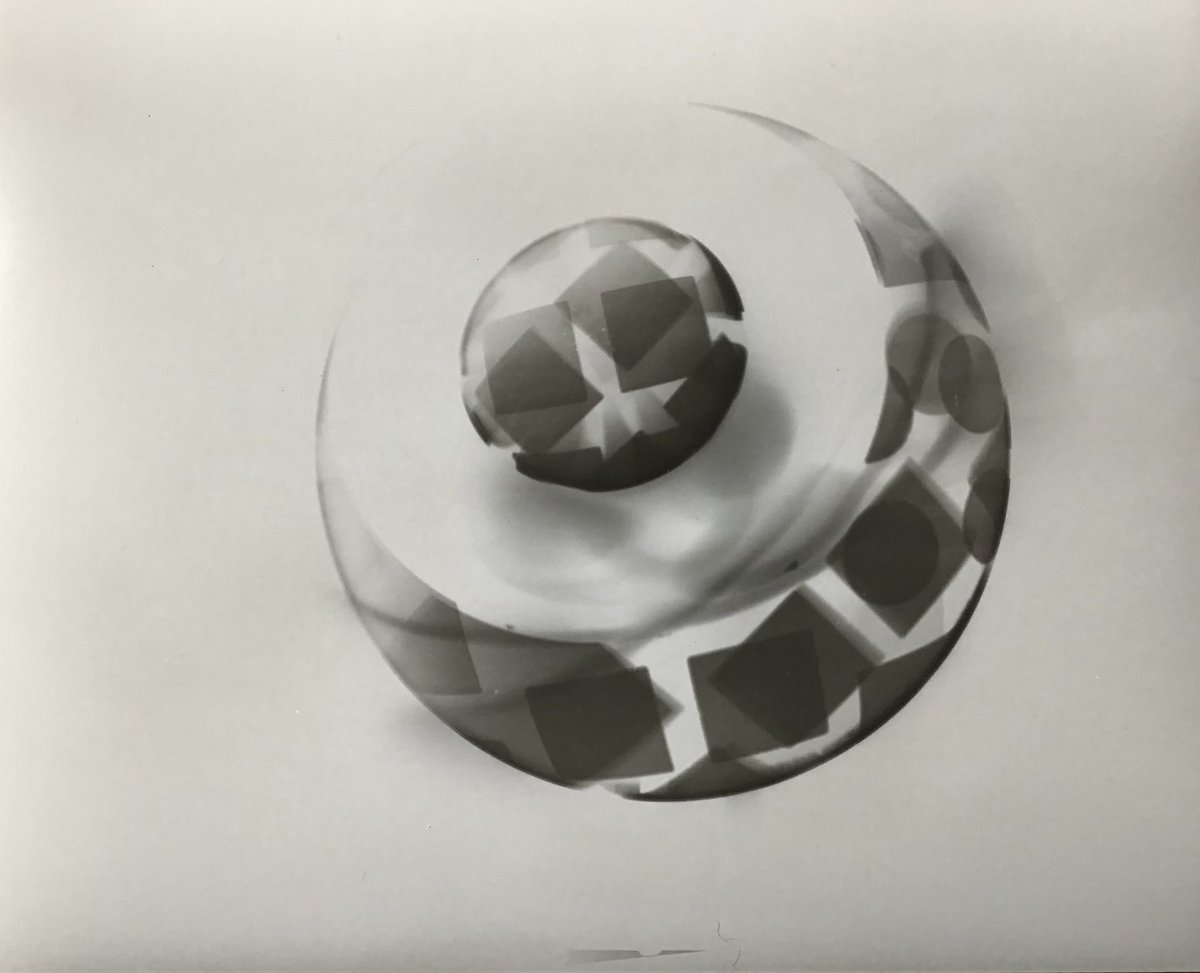 Silver gelatin luminogram, fresh from todays darkroom session